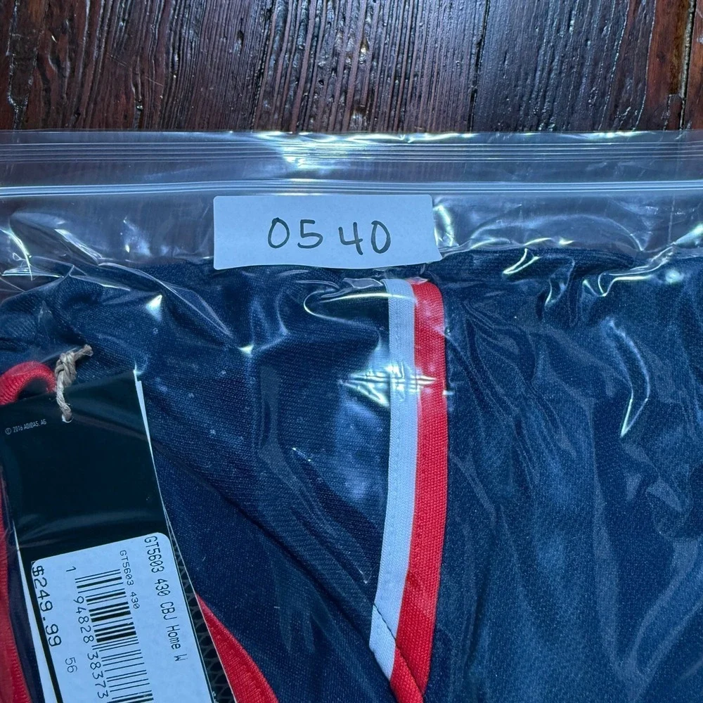 Columbus Blue Jackets Adidas‎ Primegreen Authentic NHL Jersey Blue Home Mens 56